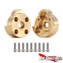 Injora Brass Rear Outer Portal Housing Covers for the FMS FCX24 and FCX18