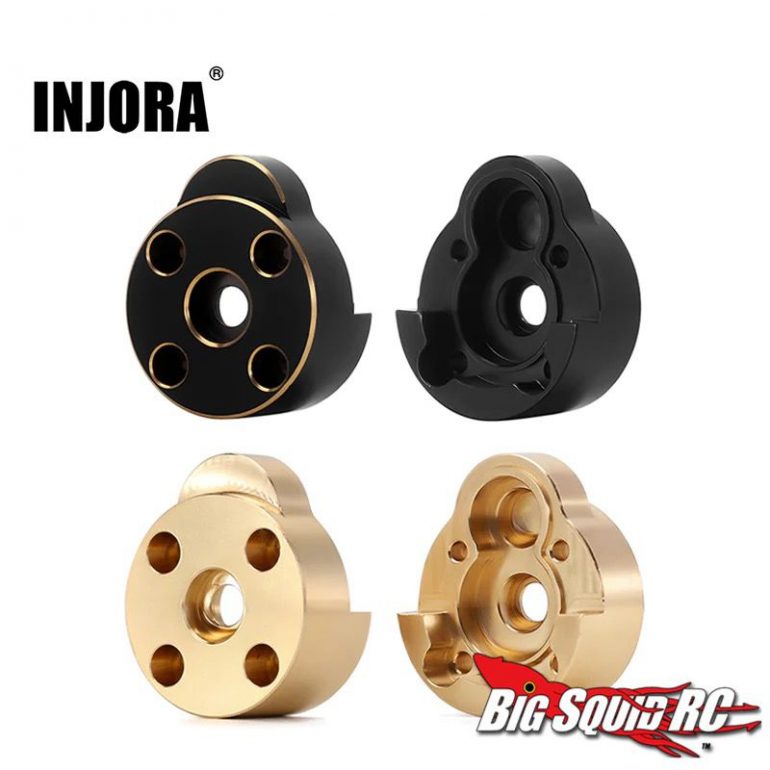 Injora Brass Rear Outer Portal Housing Covers for the FMS FCX24 and FCX18