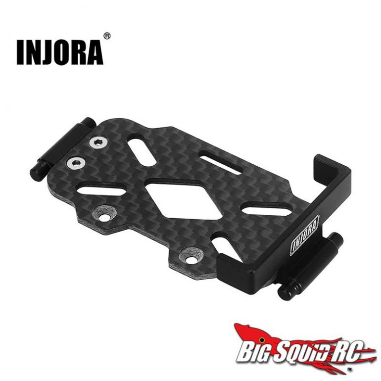 Injora Carbon Fiber and Aluminum Battery Tray for the TRX-4M