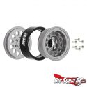 Injora 1-0 Plus Teardrop Hole Aluminum Beadlock Wheels