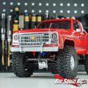 Injora Aluminum Front and Rear Bumpers for the TRX-4M Chevy K10 High Trail