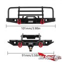 Injora Injora Aluminum Front and Rear Bumpers for the TRX-4M Defender