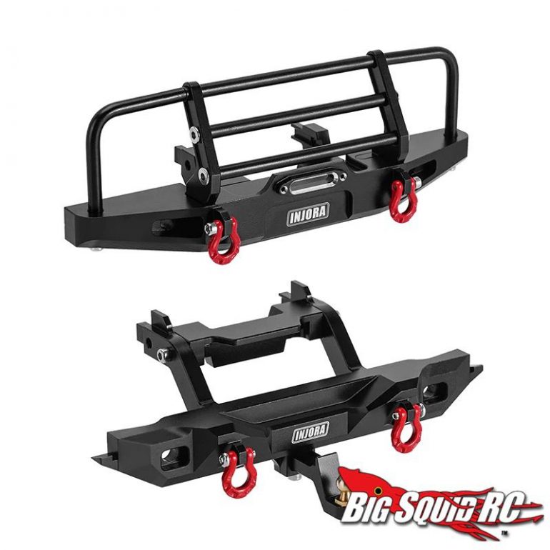 Injora Injora Aluminum Front and Rear Bumpers for the TRX-4M Defender