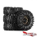 Injora Swamp Claw 1.3 M-T Tires with Brass Wheels