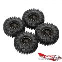 Injora Swamp Claw 1.3 M-T Tires with Brass Wheels
