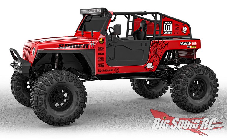 Gmade 1 10 GS02F Spider Portal TS Kit Big Squid RC RC Car And Truck 