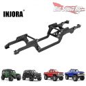 Injora Universal LCG Carbon Fiber Chassis Frame Kit (Lay-down Servo Compatible) for the Traxxas TRX-4M