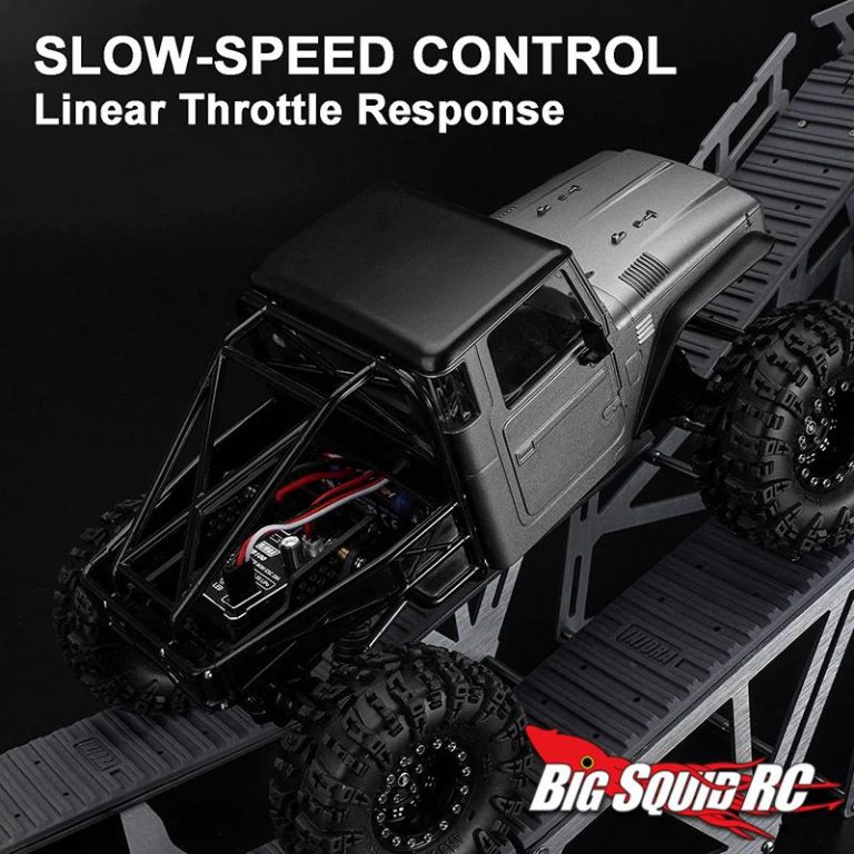 INJORA MB100 20A Brushed ESC With 180 Motor 48T For TRX4M & 1/18 RC Crawler Upgrades