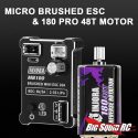 Injora MB100 20A Brushed Mini ESC and 180 Pro Motor Combo