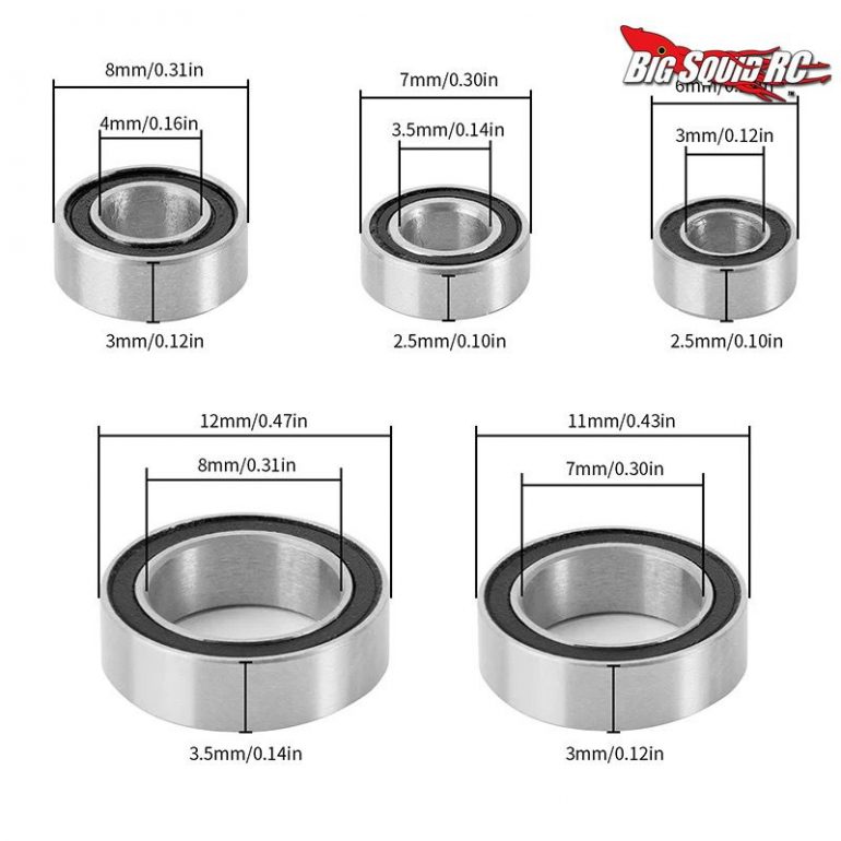 Injora Sealed Bearing Kit Redcat Ascent-18