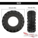 Injora 1-inch Mud Paw Tires