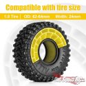 Injora Silicone Tire Inserts - 62-64mm