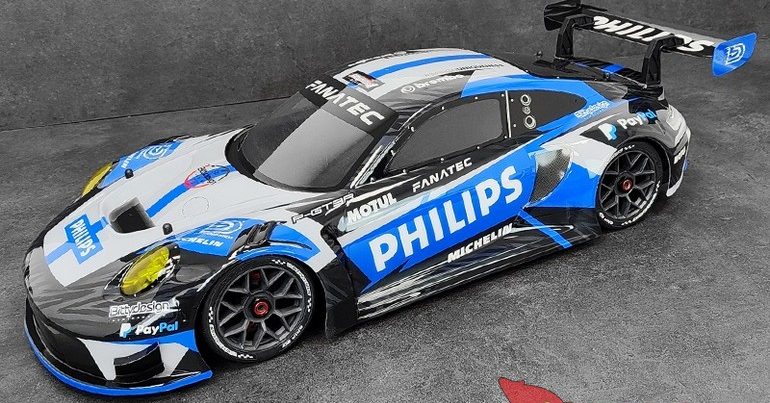 Bittydesign 1/7 P-GT3R Clear Body for the ARRMA Infraction-Limitless ...