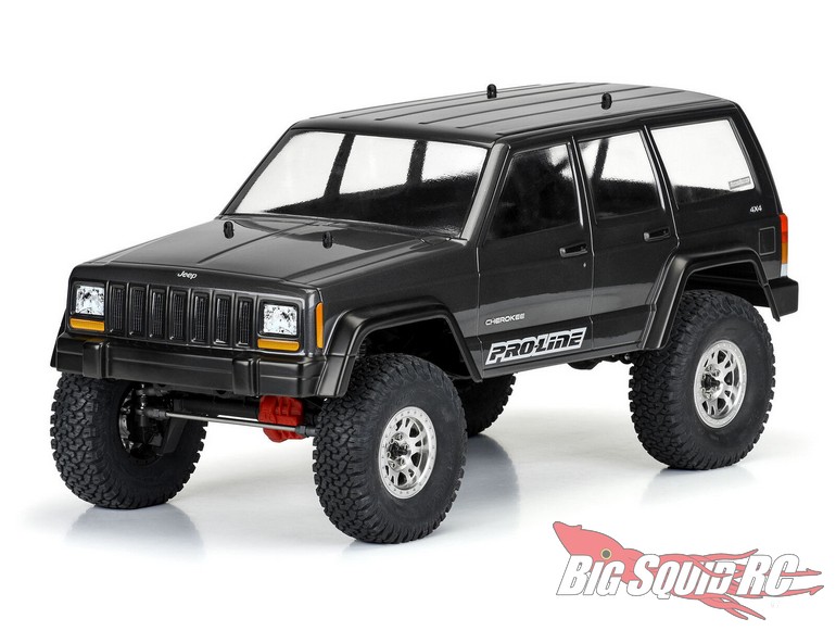 Pro Line 1 10 2001 Jeep Cherokee 12.3 WB Clear Body Big Squid RC RC Car and Truck News Reviews Videos and More