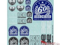 Team Associated 60th Anniversary Decal Sheet