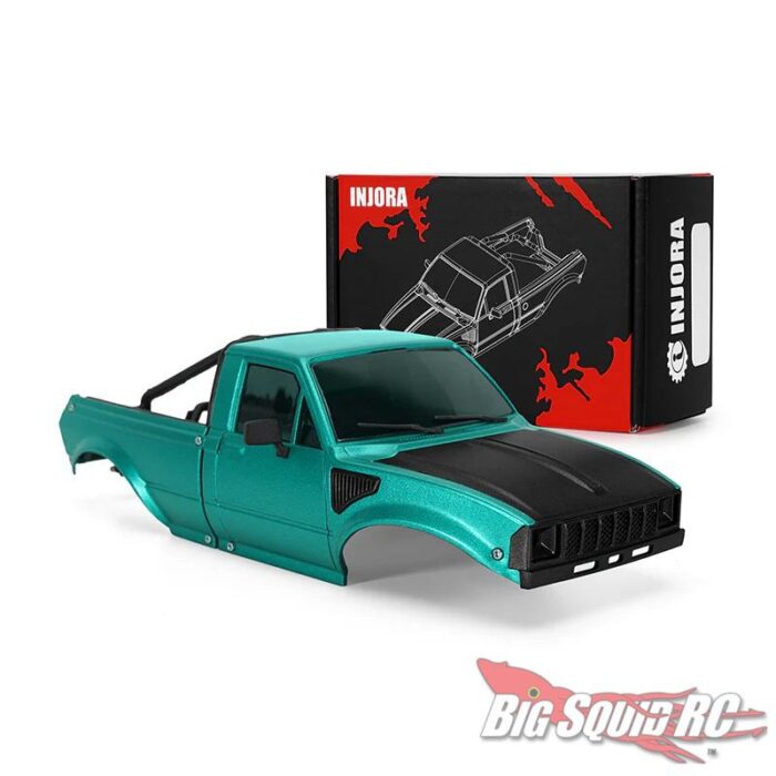 Carrocería INJORA BUG24 Con Jaula De Volcadura Para SCX24 C10, Bronco Y Base Camp – PC Y Nailon, Distancia Entre Ejes 133 Mm, Peso 38 G, Incluye Soportes Magnéticos Y Barra De Luces
