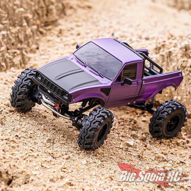 INJORA IR60-24 Pickup Coque rigide avec support de lit pour 1/24 RC Crawler Axial SCX24 C10 Bronco Deadbolt Wrangler 4Runner
