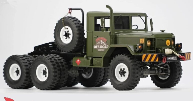 1/6 12インチ U.S Military Vehicle 1:12 Scale Army Green 6WD RC Military Truck - Off-Road