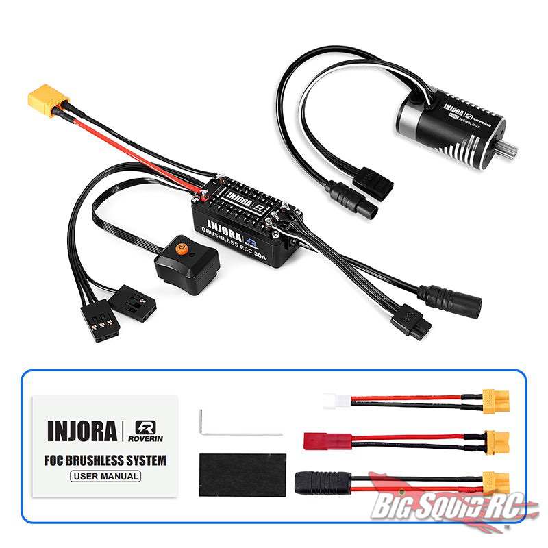 Injora Roverin FOC Sensored Brushless ESC/ Motor Combo for