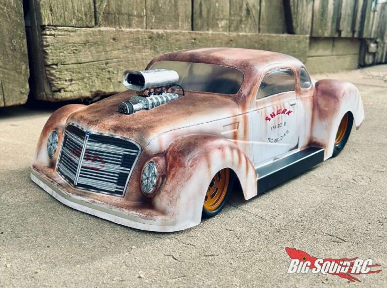 Shark RC Rat Rod Clear Drag Body
