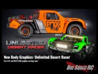 Traxxas Unlimited Desert Racer New Livery Fox Rigid