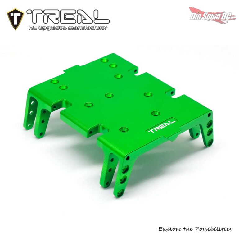 Treal Aluminum Center Skid Plate - Axial Gilamon