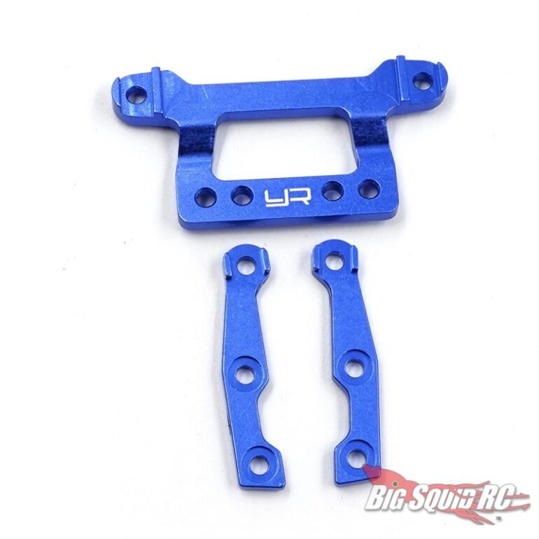 Yeah Racing Aluminum Front and Rear Body Mount Set - Team Associated SR27