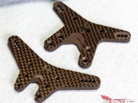 1up Racing Carbon Fiber -2mm Shock Towers Associated B7