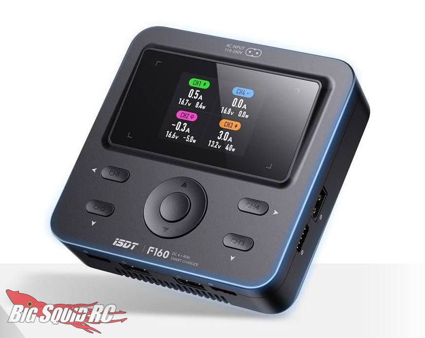 iSDT F160 Quad Channel Smart Charger « Big Squid RC – RC Car and