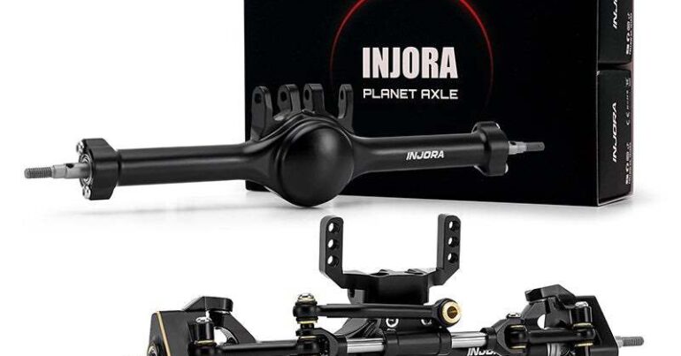 Injora +7mm Planet Axles Double Joint Shafts and Replica Hydraulic