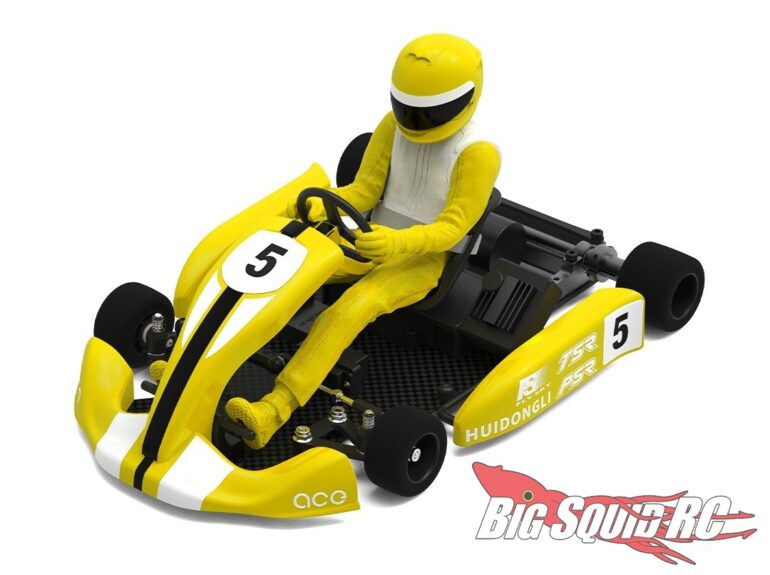 Team Saxo RC 8th Go Cart Yellow