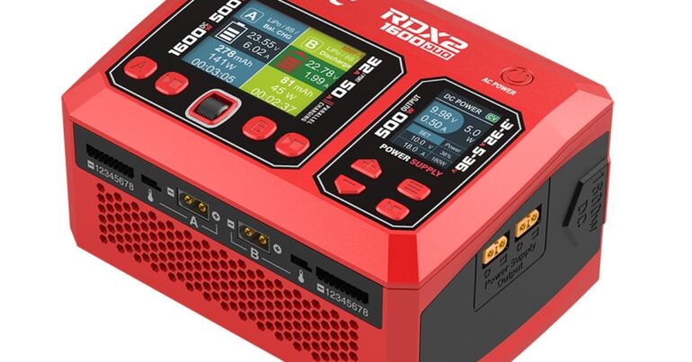 Hitec RC RDX2 1600 Duo Battery Charger