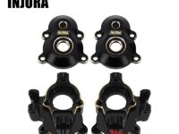 Injora Black Brass Steering Weights - Redcat Ascent-18 Brushless