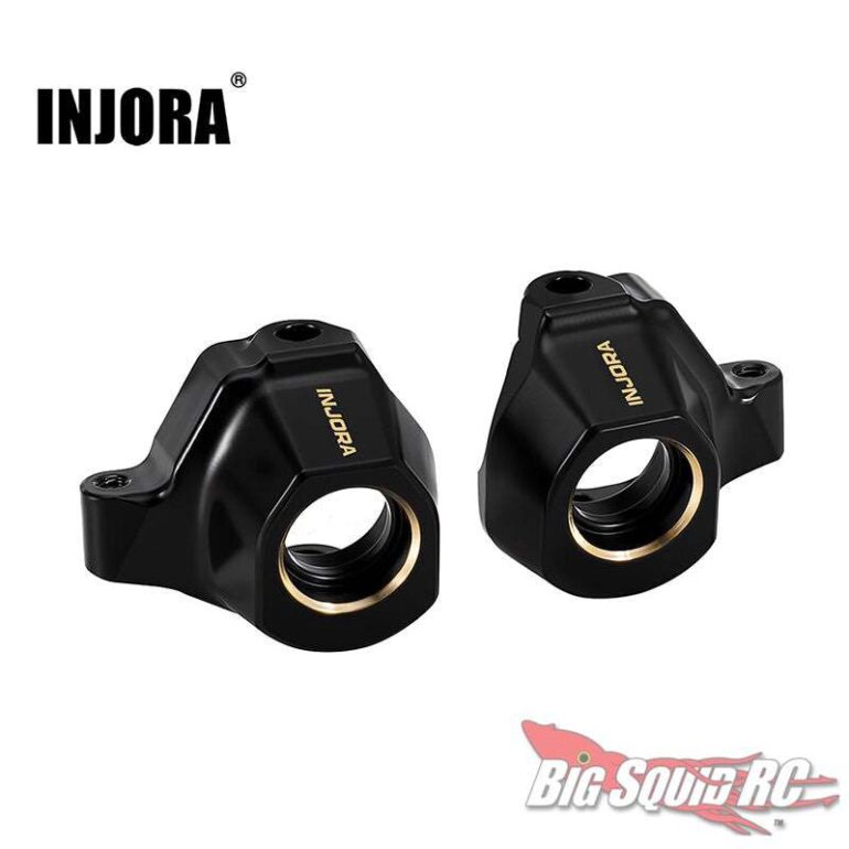 Injora Black Brass Steering Weights - SCX30