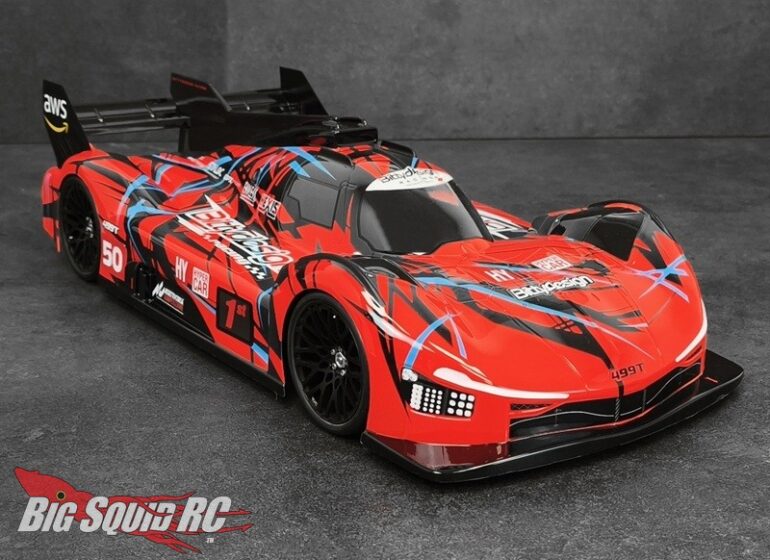 Bittydesign RC 499T 499R LMH Hypercar Clear Bodies
