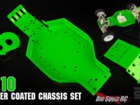 Team Associated RC10 Fluorescent Green Chassis Set