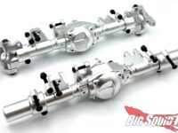 Racers Edge Silver Aluminum Axle Housing Set CEN Ford F-450