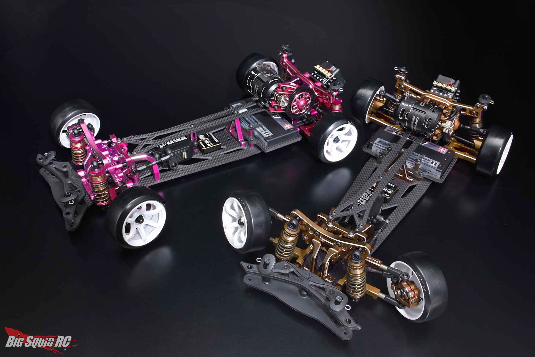 Team Yokomo 1/10 Super Drift SD3.0 Pink/Bronze Competition Kit