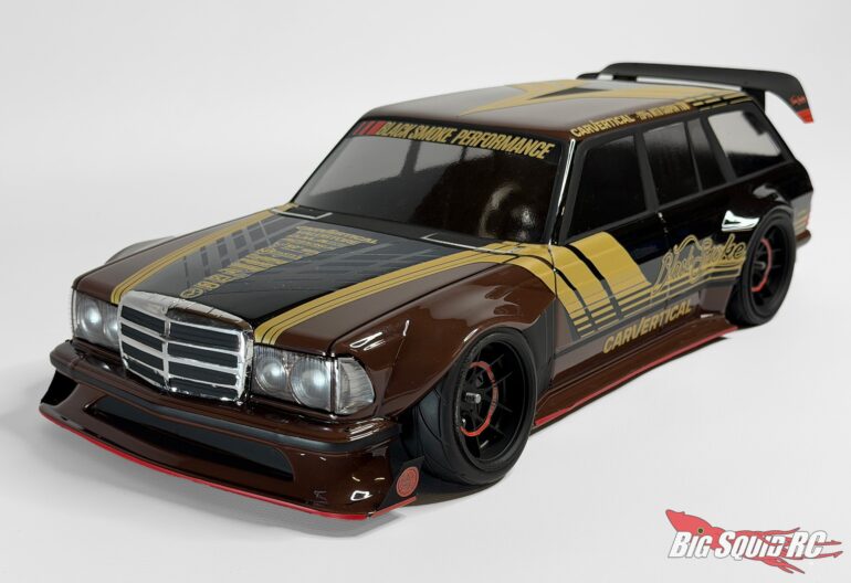 APlastics RC BlackSmoke Mercedes S123 Tribute Clear Body