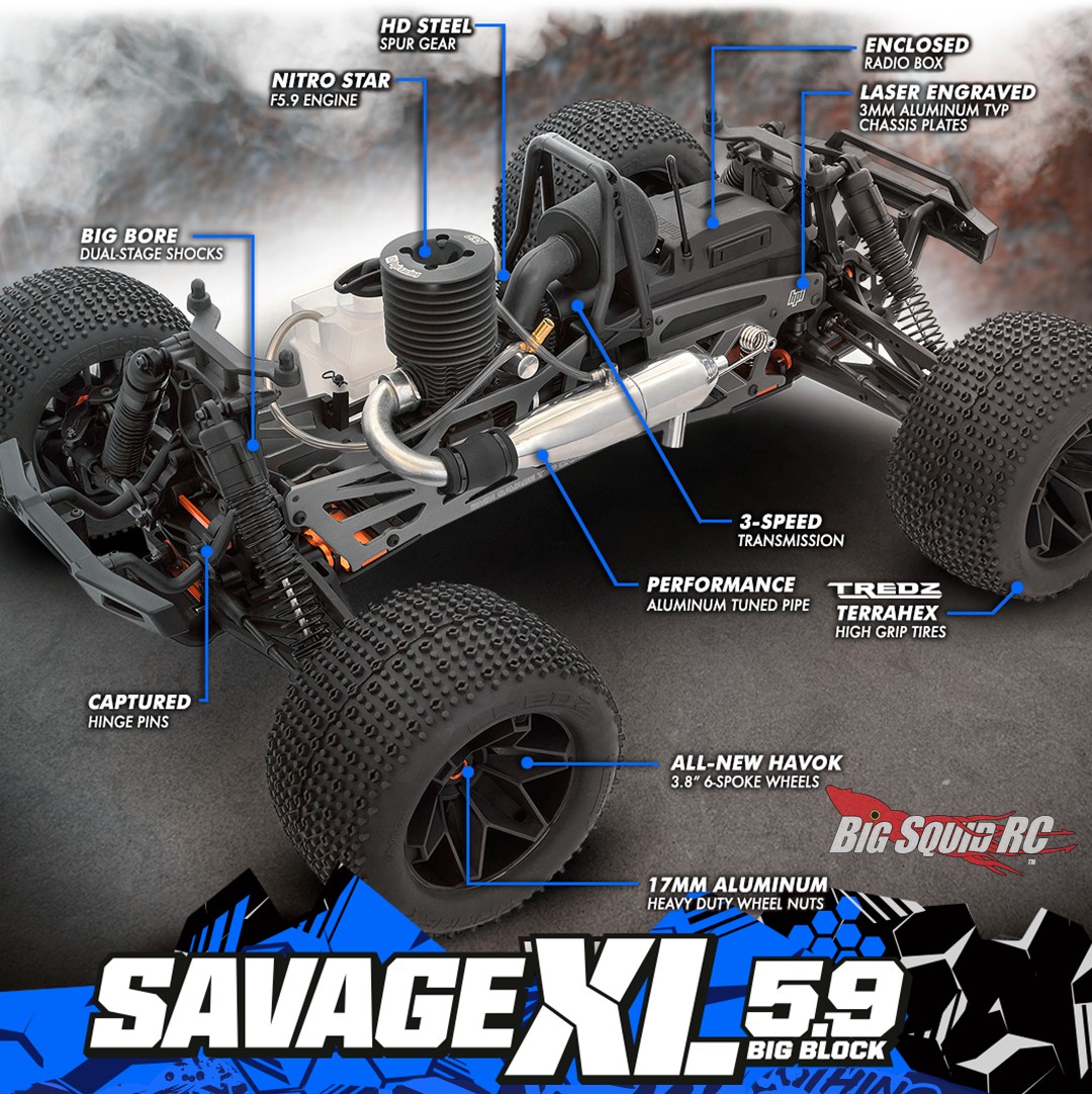 HPI Racing Refreshes The Savage XL 5.9 Nitro & Savage X 4.6 Nitro