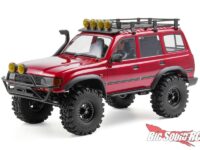 FairRC FCX10 LC80 Brushless Mod Stealth Black Cardinal Red