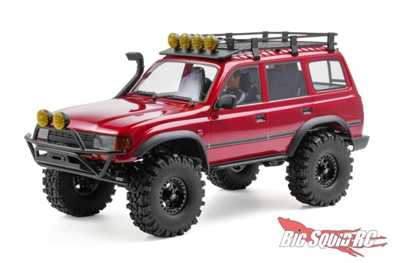 FairRC FCX10 LC80 Brushless Mod Stealth Black Cardinal Red