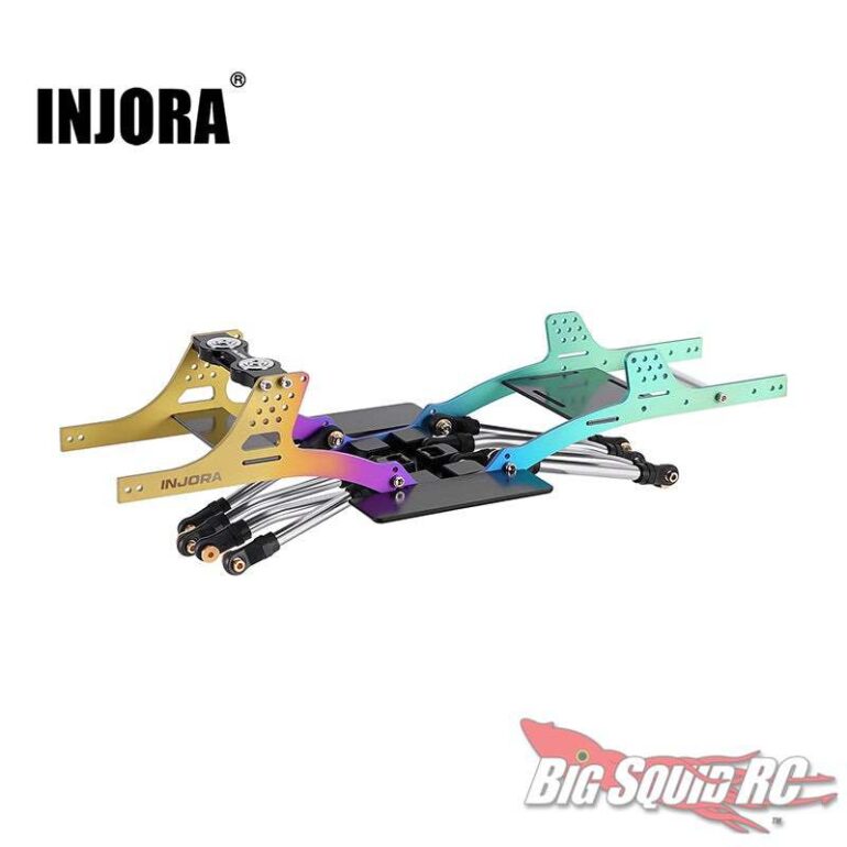 Injora Rainbow Titanium LCG Chassis Kit - SCX24