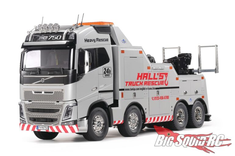 Tamiya RC 14th Volvo FH16 Globetrotter 750 8×4 Tow Truck Silver Edition