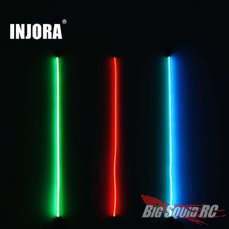 Injora LED Whip Lights - 1-10 Crawlers