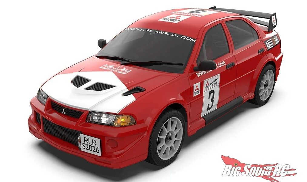 Rlaarlo RC 7th Mitsubishi EVO Rally Slevo-07 RTR Roller