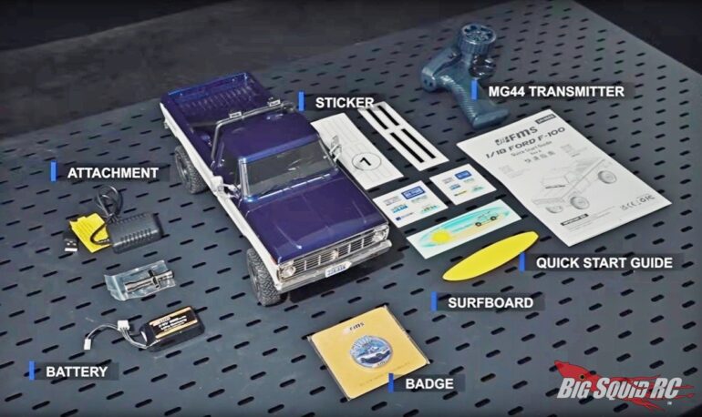 FMS Model Unboxing the FCX18 II Ford F-100 RTR Video