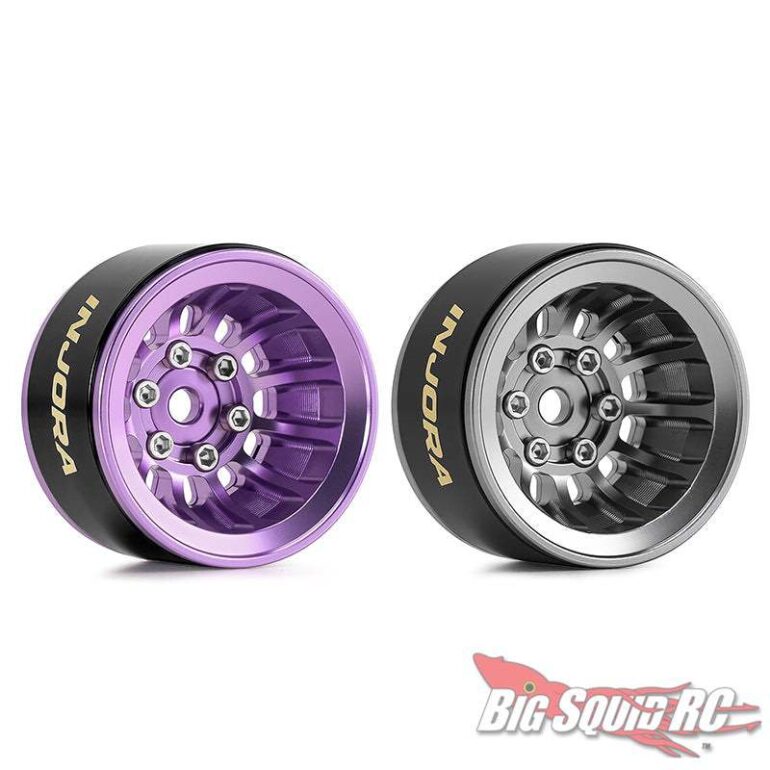 Injora 1-inch Turbine Deep Dish Micro Crawler Wheels with Negative 4pt7 Offset