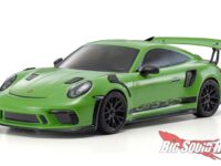 Kyosho Clipless 2018 Porsche 911 GT3 RS Lizard Green Fazer FZ02 Readyset