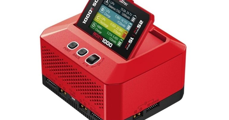 Hitec RC RDX4 1000 Four Port Battery Charger